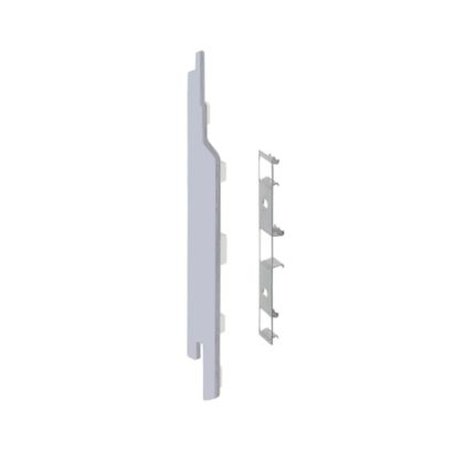 Eindkap+connector  links voor 2814 (5st) - Wit eiken - Modern eiken (met houtstructuur)