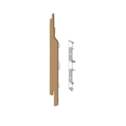 Eindkap+connector  links voor 2814 (5st) - Natuur eiken - Modern eiken (met houtstructuur)