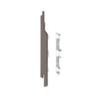 Eindkap+connector links voor 2814 (5st) - Taupe eiken - Modern eiken (met houtstructuur)