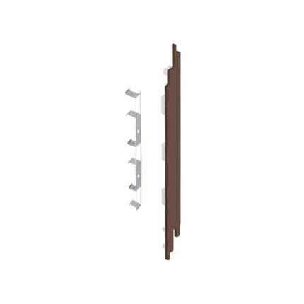 Eindkap+connector rechts voor 2819 (5st) - Bruin eiken - Modern eiken (met houtstructuur)
