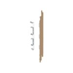 Eindkap+connector rechts voor 2819 (5st) - Natuur eiken - Modern eiken (met houtstructuur)