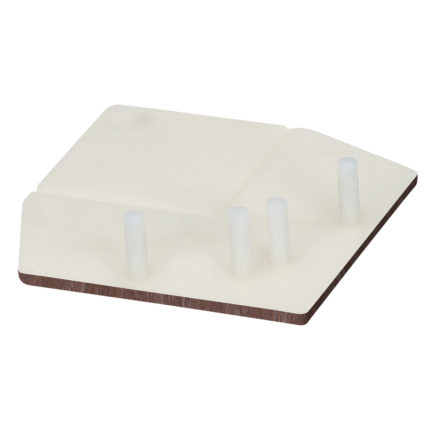 Eindkap uitw.rechthoekverb.prof.Keralit - Bruin eiken - Modern eiken (met houtstructuur)