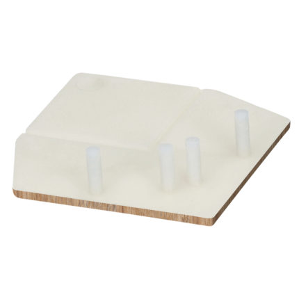 Eindkap uitw.rechthoekverb.prof.Keralit - Natuur eiken - Modern eiken (met houtstructuur)