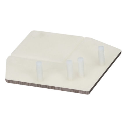 Eindkap uitw.rechthoekverb.prof.Keralit - Taupe eiken - Modern eiken (met houtstructuur)