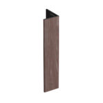 Verlengd eindprofiel 17x44mm Keralit - Bruin eiken - Modern eiken (met houtstructuur)