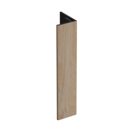 Verlengd eindprofiel 17x44mm Keralit - Natuur eiken - Modern eiken (met houtstructuur)