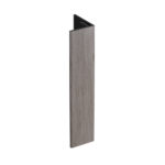 Verlengd eindprofiel 17x44mm Keralit - Taupe eiken - Modern eiken (met houtstructuur)
