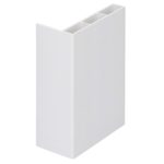 Hoekprofiel 60x30x10mm - Folie wit