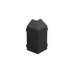 Hoekstuk sierlijst modern Keralit - Zwartgrijs - Classic (met houtnerf)