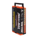 Milli-Max dispenser voor uitvulplaatjes (leeg) - Transparant/oranje