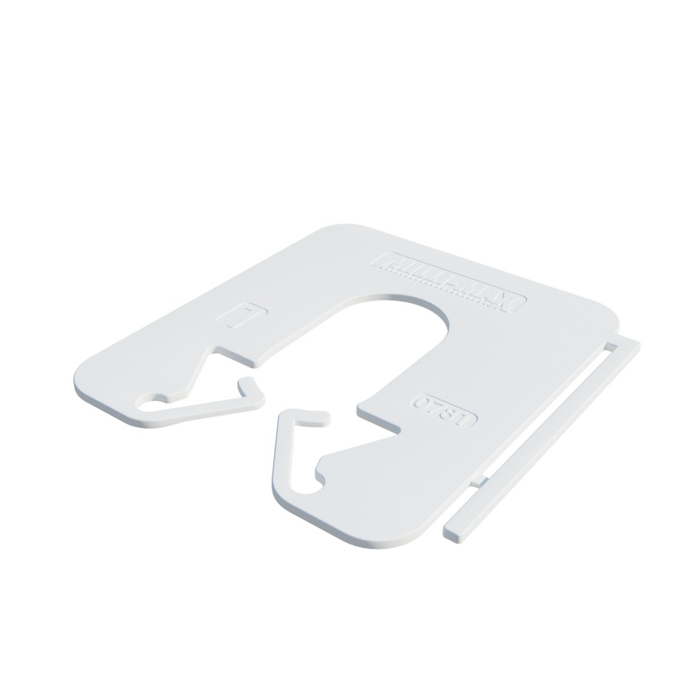 FM3694BI5013_07810121_SZ1 Milli-Max uitvulplaatje 1mm 360 stuks - Wit