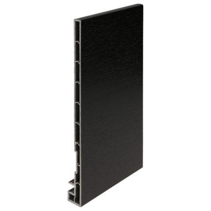 Keralit dakrandpaneel 200mm - Grafietzwart - Classic (met houtnerf)