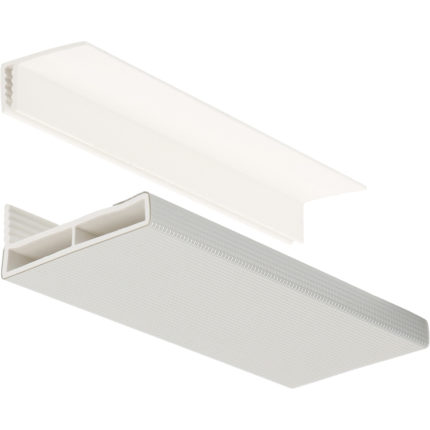 Florence plafondplint 35x6mm 2-delig - Metallo