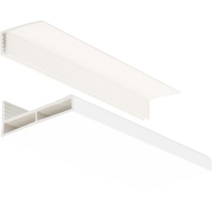 Florence plafondplint 35x6mm 2-delig - Brillante