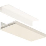 Florence plafondplint 35x6mm 2-delig - Cremi