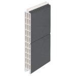 Paneelvulling 200x24mm - Wit/folie antraciet