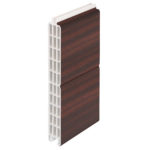 Paneelvulling 200x24mm - Wit/folie mahonie