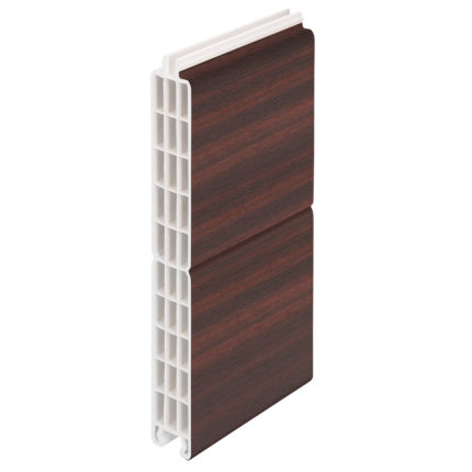 Paneelvulling 200x24mm - Wit/folie mahonie