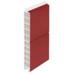 Paneelvulling 200x24mm - Crème/folie rood