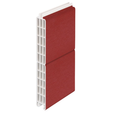 Paneelvulling 200x24mm - Crème/folie rood