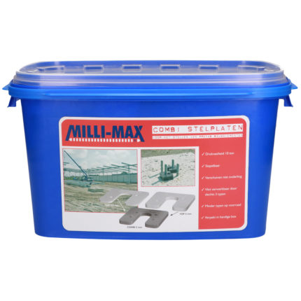 Startset U-combi stelplaten - Zwart