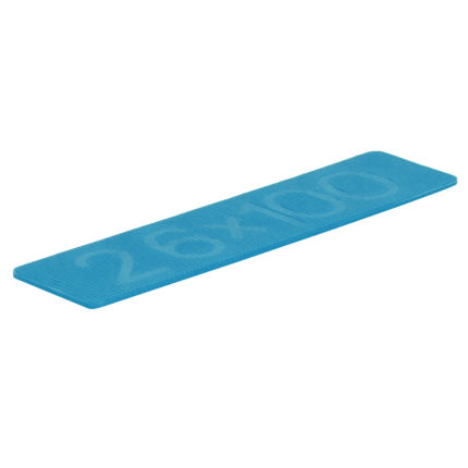 Glasblokje 2x26x100mm 1000 stuks - Blauw