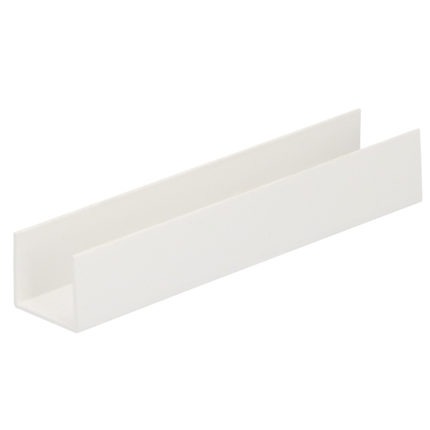 U-profiel inwendig 16mm - Wit