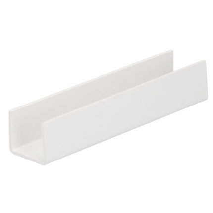 U-profiel inwendig 18mm - Wit