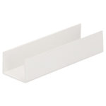 U-profiel inwendig 25mm - Wit