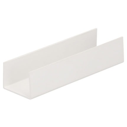 U-profiel inwendig 25mm - Wit