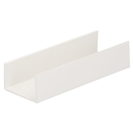 U-profiel inwendig 30mm - Wit