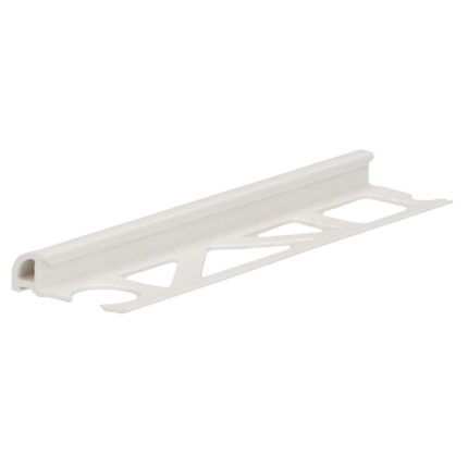 Proround kunststof tegelprofiel 6mm - Briljantwit