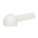 Uitw.hoekstuk Proround alu. 8mm - Briljantwit