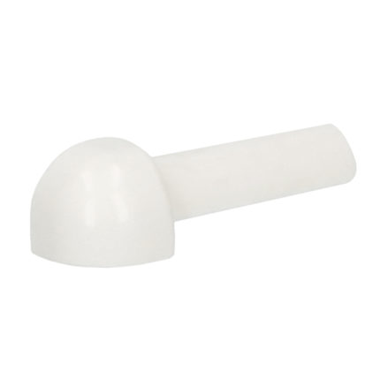 Uitw.hoekstuk Proround alu. 10mm - Briljantwit