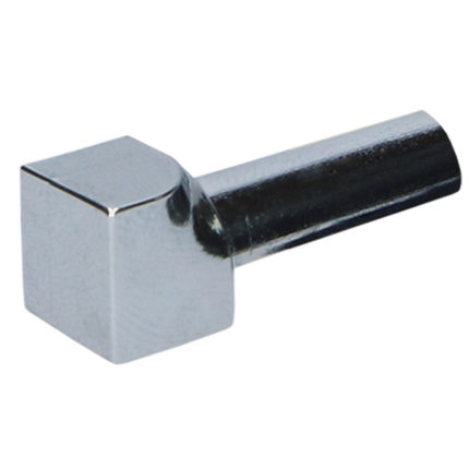 Inw.hoekstuk Proround alu. 8mm - Chroom