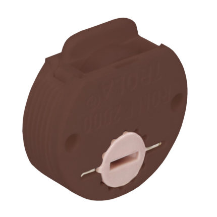 Roller inboor verstelbaar diameter 35mm - Bruin