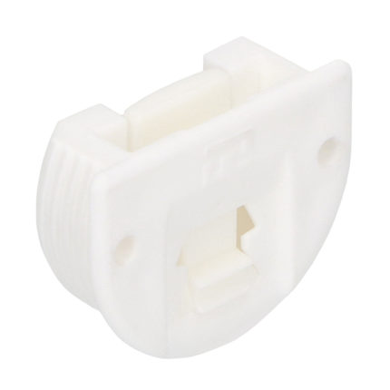 Inboorgeleid.rond  35 mm - Wit