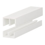 Boven schuifrailprofiel 2x6mm