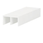 Boven schuifrailprofiel 2x10mm