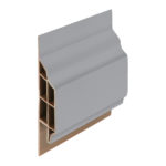 Trim/kraal sierlijst 10mm Keralit dakr.