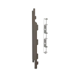 Eindkap+connector links voor 2815 (5st) | Kwartsgrijs - Classic (met houtnerf) | 2839 - Afbeelding 3