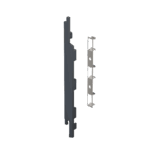 Eindkap+connector links voor 2815 (5st) | Monumentenblauw - Classic (met houtnerf) | 2839 - Afbeelding 2