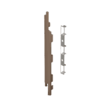 Eindkap+connector links voor 2815 (5st) | Natuur eiken - Modern eiken (met houtstructuur) | 2839 - Afbeelding 2