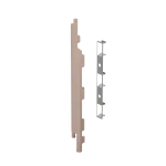 Eindkap+connector links voor 2815 (5st) | Vergrijsd ceder - Classic (met houtnerf) | 2839 - Afbeelding 3