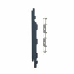 Eindkap+connector links voor 2815 (5st) | Staalblauw - Classic (met houtnerf) | 2839