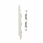 Eindkap+connector links voor 2815 (5st) | Wit - Classic (met houtnerf) | 2839